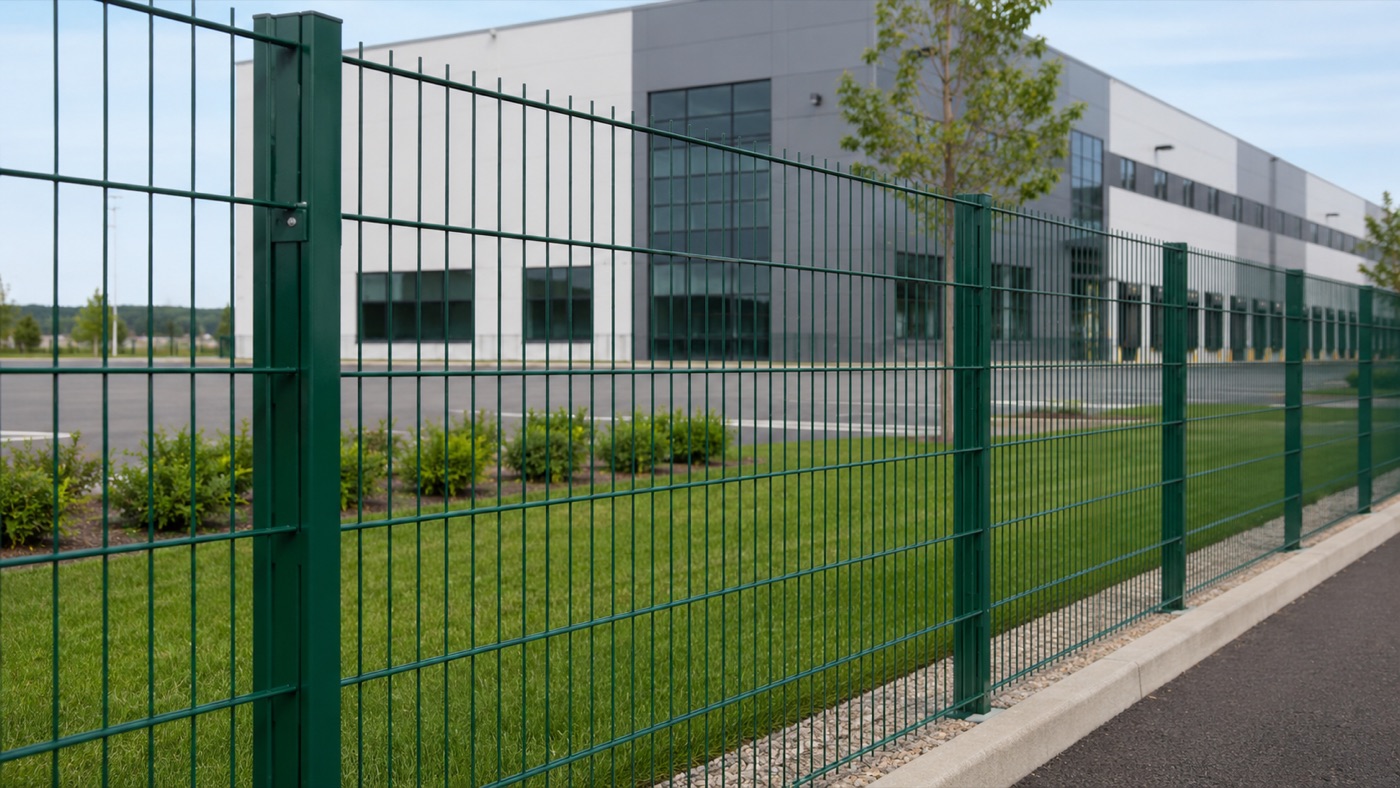 Ebatel Panel Çit — Punto kaynaklı, yüksek mukavemetli güvenlik çiti